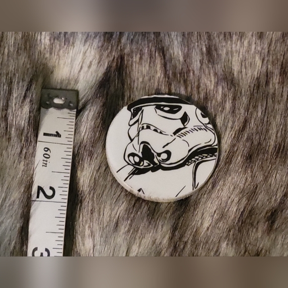 Star Wars Stormtrooper 2"x2" magnet, black and white - Picture 3 of 4